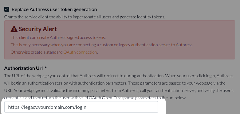 Create a passwordless connection